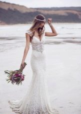 Wedding dress from the Spirit collection from Anna Campbell from lace