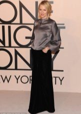 Jacket under the velvet dress