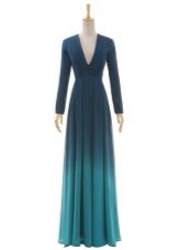 Turquoise blue dress