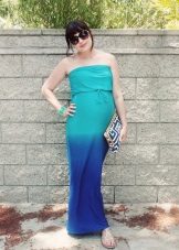 Blue turquoise dress