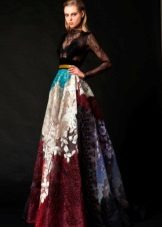Color evening dress magnificent