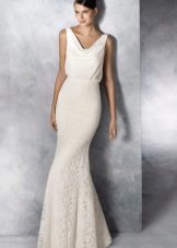 Wedding dress from White One is simple