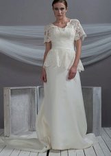 Wedding dress by Morbar with lace