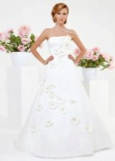 Wedding dress from the collection of Simple White by Kookla a-silhouette
