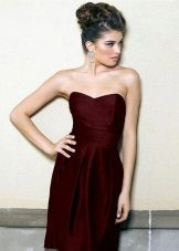 Marsala color for a dress