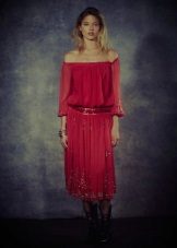 Raspberry Free Cut Dress