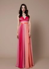 Pink chiffon dress