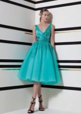 Sandals for midi evening dress