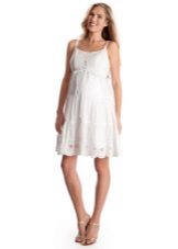 Maternity Dress Short White