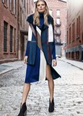 Outerwear under a color dress