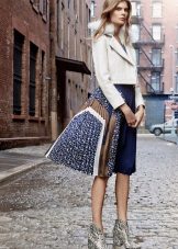 Color dress with jacket