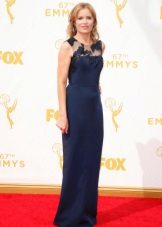 Dark blue dress for blonde