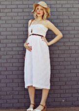Empire Empire Cotton Maternity Dress