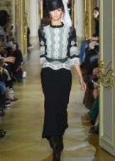 Black dress from Ulyana Sergeenko