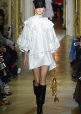 White dress from Ulyana Sergeenko