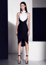 Two-color sheath dress