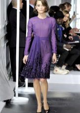 Organza dress with sequins