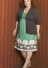Dress for full with a high waist