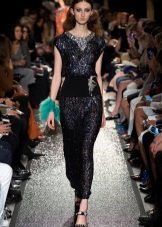 Black Lycra Disco Dress