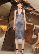 Gray dress with disco straps