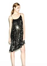 Disco style dress loose on the straps