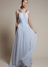 Greek dress with a shoulder strap