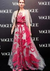 Long national Russian dress