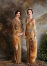 Wedding dress in vintage style