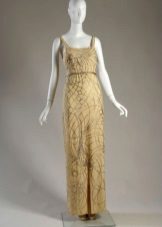 Golden vintage dress