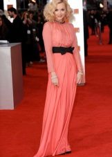 Pink dress in vintage style