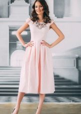 Pink midi dress magnificent