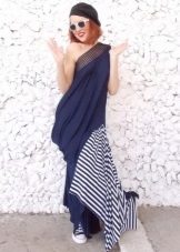 Asymmetrical long dress