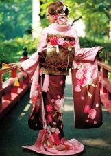 Wedding kimono dress