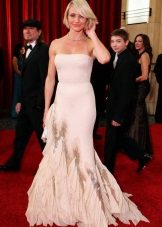 Milky Long Bustier Dress for Spring Color Type