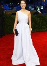 White dress for the color type Winter