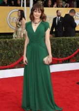 Long green dress for tsvetotipa Winter