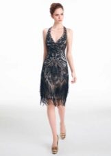 Black Lace Cocktail Dress