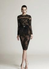 Lace dress with bas case