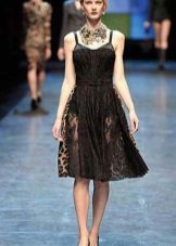 Light lace dress short