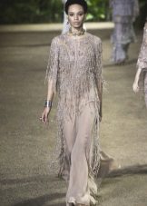 Elie Saab Spring-Summer 2016 Beaded Fringe Dress