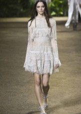 Elie Saab Spring-Summer 2016 A-line Short Sleeve Dress