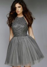Gray dress baby