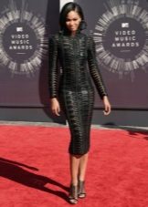 Black dress with long sleeves