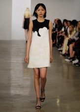 Trapeze dress from neoprene