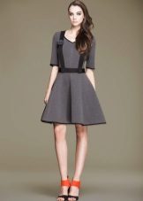 Gray neoprene dress
