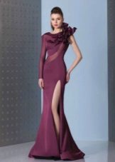 Evening dress mermaid neoprene
