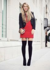 Jacket to a dress of a direct silhouette