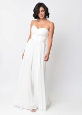 White dress with a corset