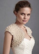 Bolero to a dress with a corset