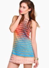 Dress tunic multi-colored